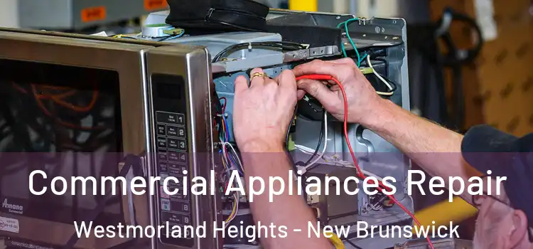 Commercial Appliances Repair Westmorland Heights - New Brunswick