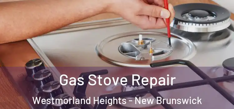 Gas Stove Repair Westmorland Heights - New Brunswick